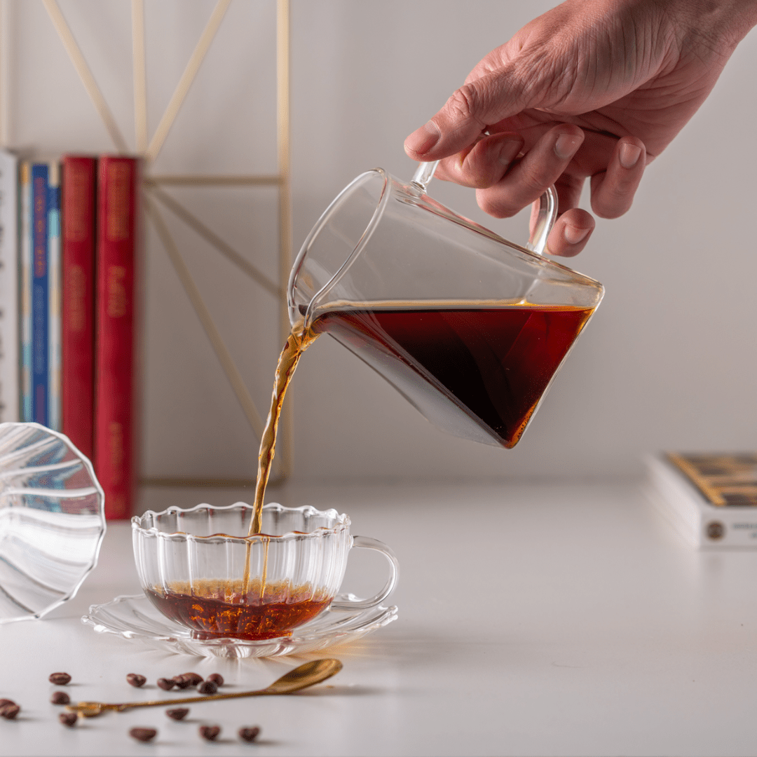 Cafeteira e Filtro de Vidro Borossilicato 500ml - Ela Decora