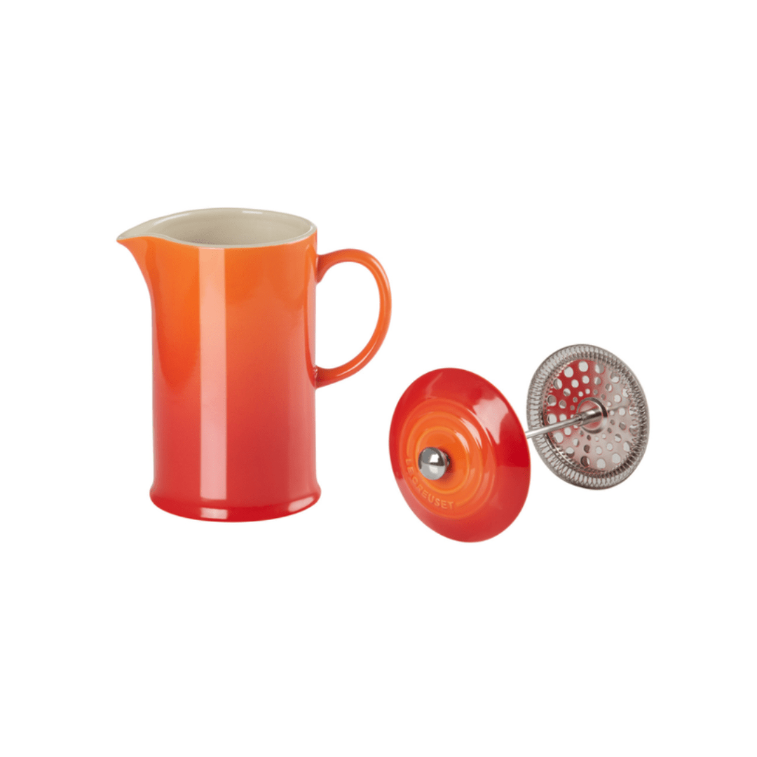 Cafeteira Prensa Francesa Laranja 1 Litro Le Creuset - Ela Decora