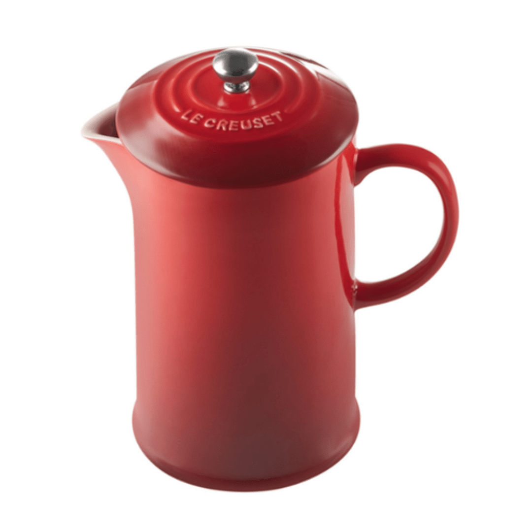 Cafeteira Prensa Francesa Vermelha 1 Litro Le Creuset - Ela Decora