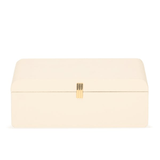 Caixa em MDF Revestido com PU Branco 28cm - Ela Decora
