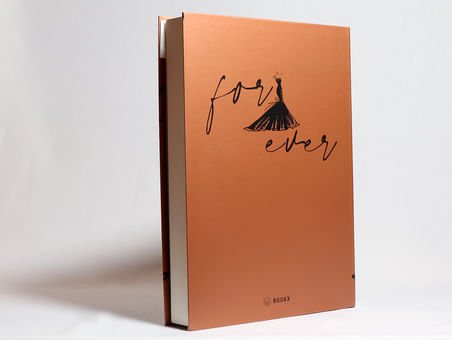 Caixa Livro Dior For Ever Metalizado 36cm - Ela Decora