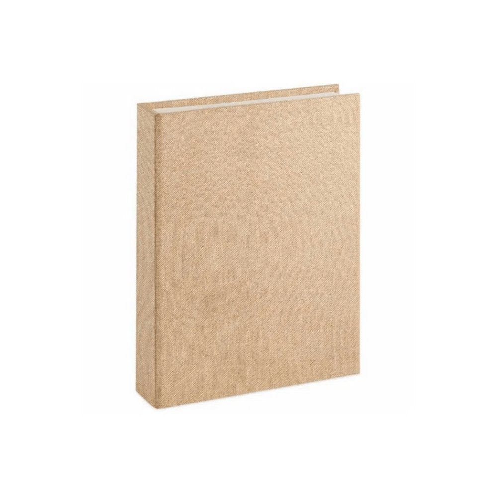 Caixa Livro em Linho Book Box Textura Natural Bege - 30 cm - Ela Decora