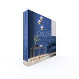Caixa Livro How To Use Colors Azul 30cm - Ela Decora