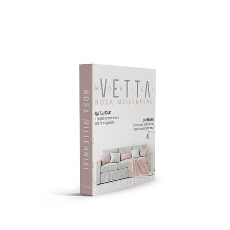 Caixa Livro Vetta Millennial Rosa 30cm - Ela Decora