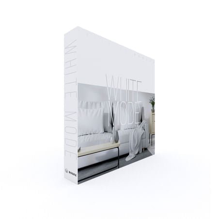 Caixa Livro White Mode Branco 30cm - Ela Decora