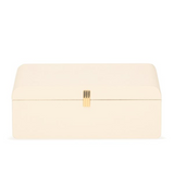 Caixa em MDF Revestido com PU Branco 28cm