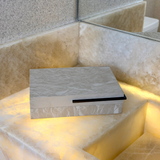 Caixa Decorativa em MDF e PU Marrom 23,5cm P