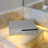 Caixa Decorativa em MDF e PU Marrom 23,5cm P