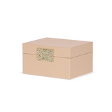 Caixa Decorativa em MDF e PU Marrom 20,6cm P