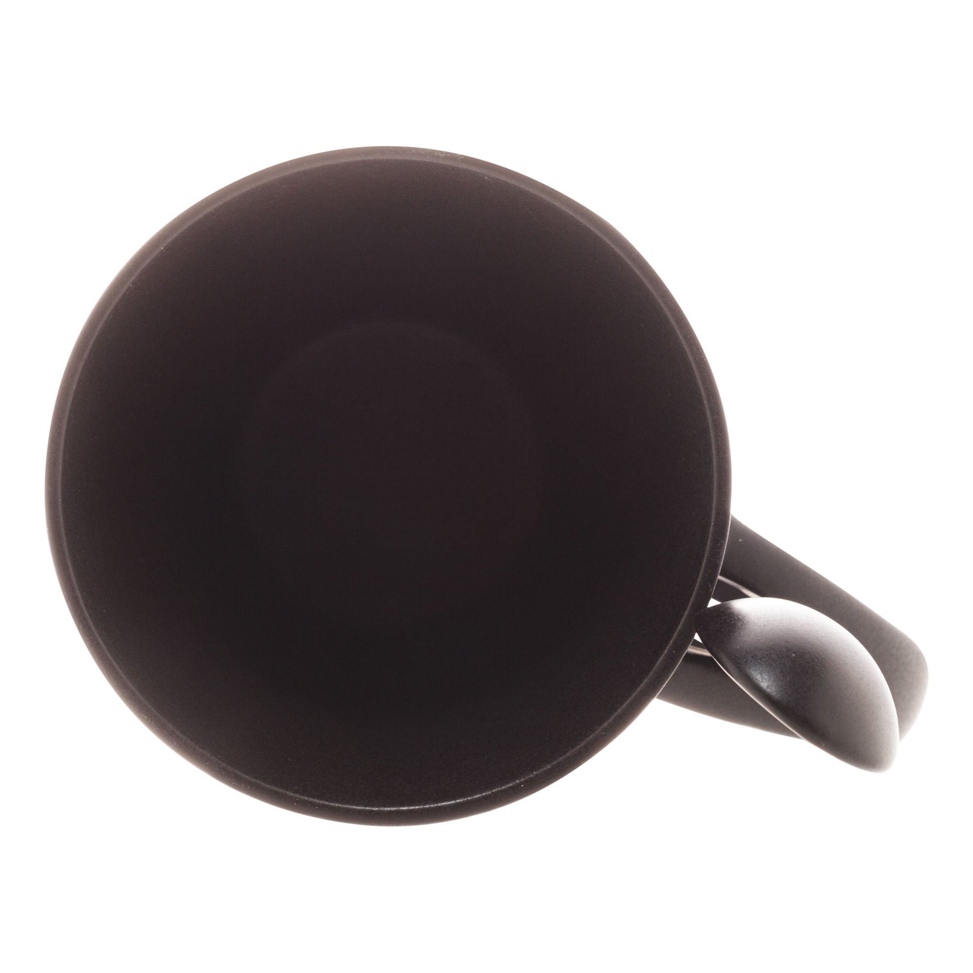 Caneca Cerâmica Love com Colher Preto e Rosa 310ml - Ela Decora