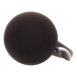 Caneca Cerâmica Love com Colher Preto e Rosa 310ml - Ela Decora