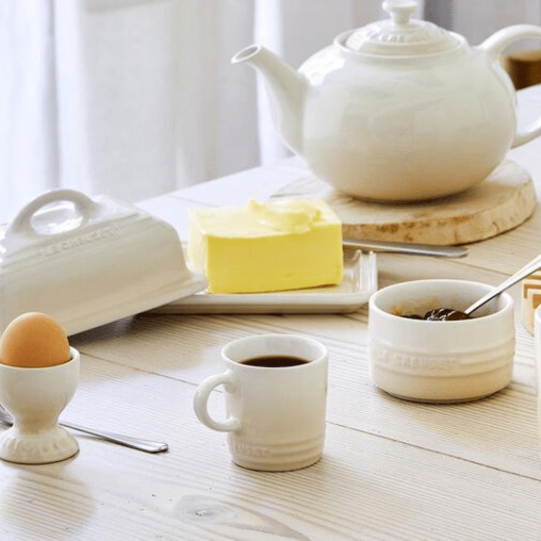Caneca Expresso Cerâmica Meringue 100ml Le Creuset - Ela Decora