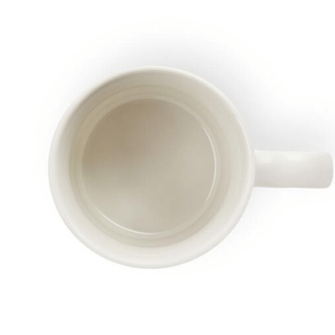 Caneca Expresso Cerâmica Meringue 100ml Le Creuset - Ela Decora
