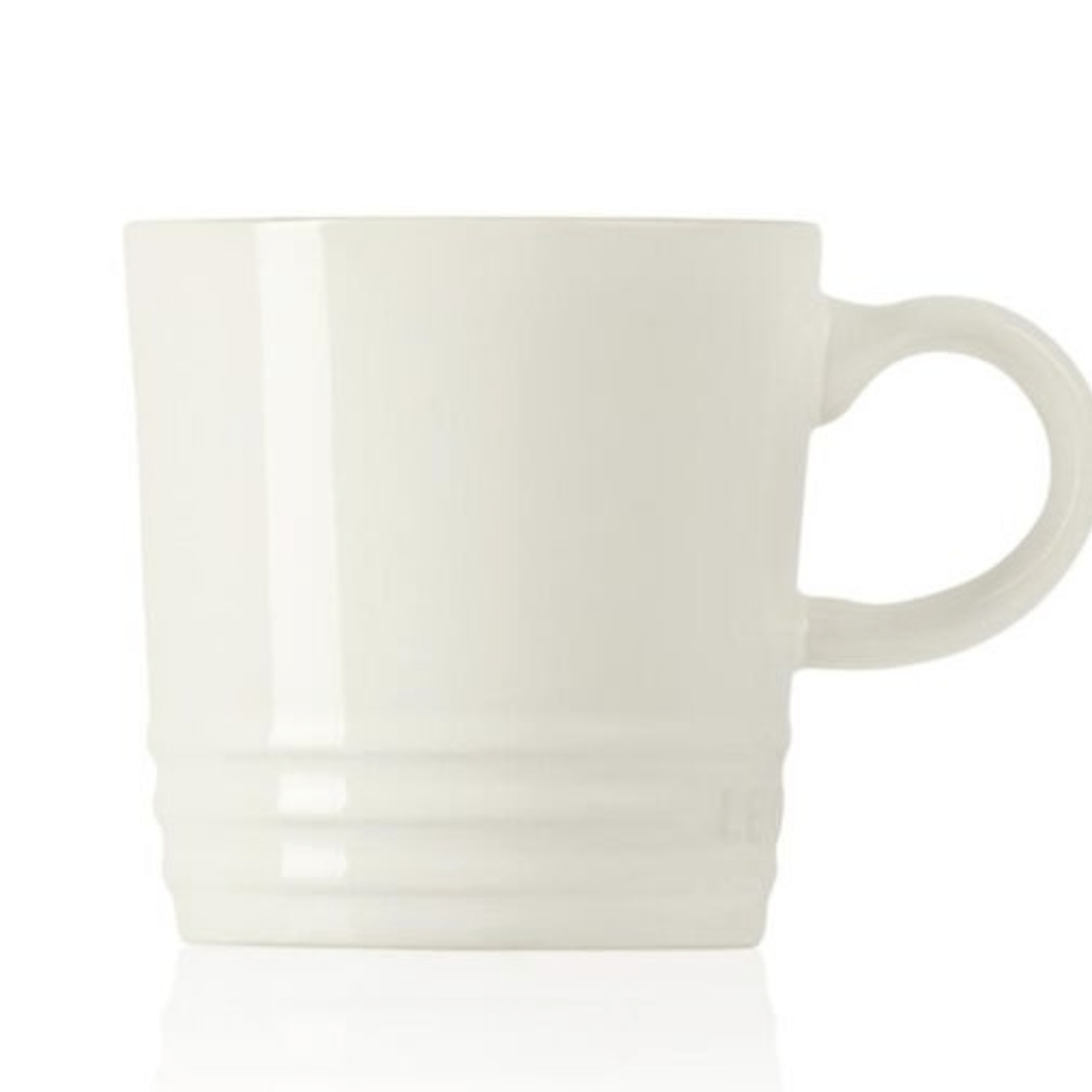 Caneca Expresso Cerâmica Meringue 100ml Le Creuset - Ela Decora