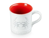 Caneca Seattle Zodíaco Cancer Branca 400ml Le Creuset - Ela Decora