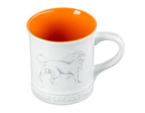 Caneca Seattle Zodíaco Leão Branca 400ml Le Creuset - Ela Decora
