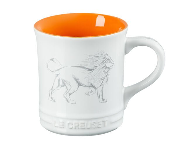 Caneca Seattle Zodíaco Leão Branca 400ml Le Creuset - Ela Decora