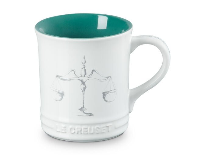 Caneca Seattle Zodíaco Libra Branca 400ml Le Creuset - Ela Decora