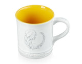 Caneca Seattle Zodíaco Virgem Branca 400ml Le Creuset - Ela Decora
