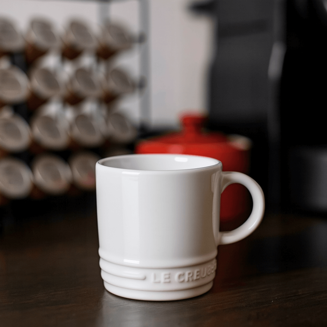 Caneca Espresso Cerâmica Branca Le Creuset - 100 ml