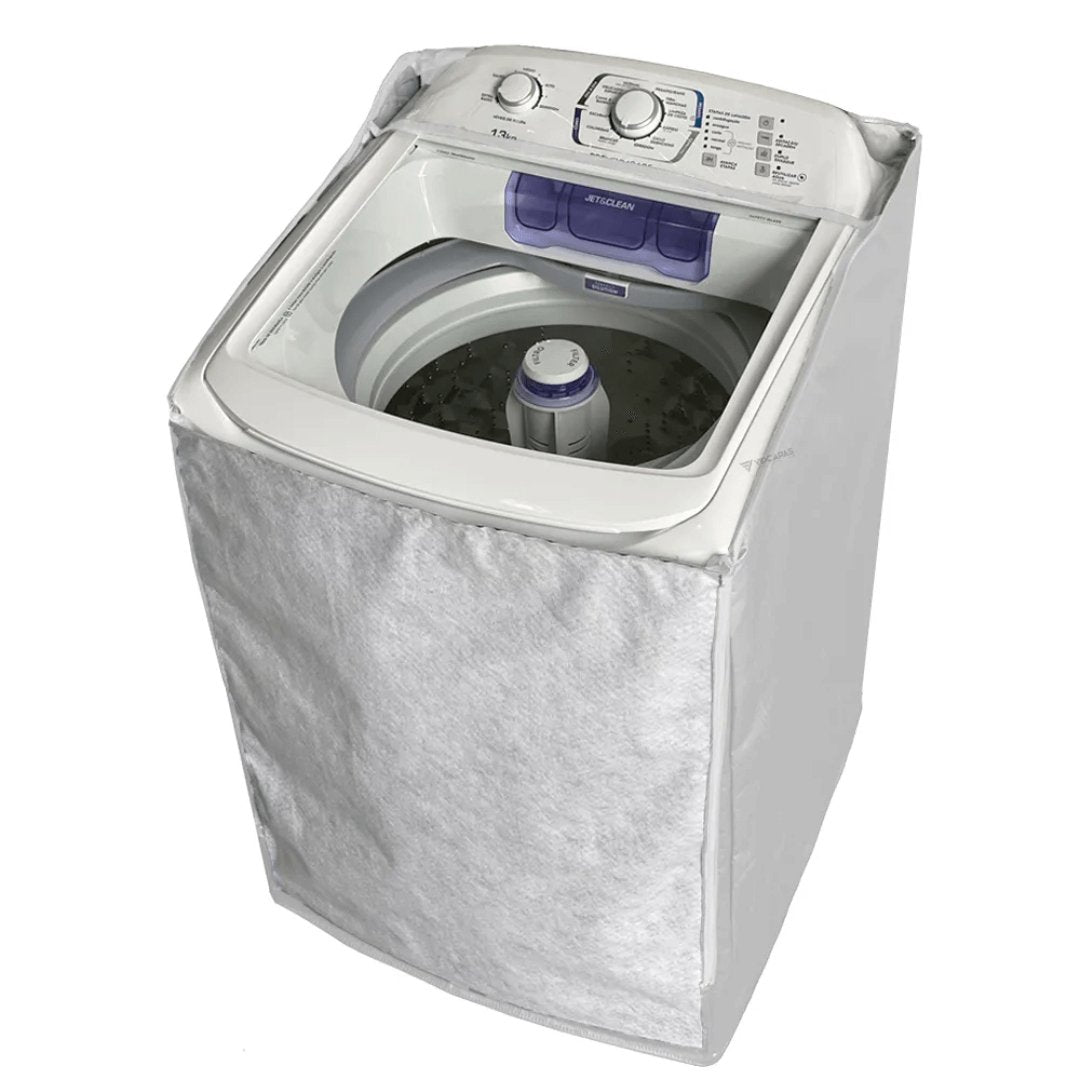Capa para Máquina de Lavar Electrolux 12Kg (LAC12) Branca - Ela Decora