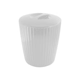 Cesto de Lixo Lixeira Groove Branco 5 Litros - Ela Decora