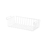 Cesto Organizador de Armário Grande 45,5cm Branco Cozinha Moderna - Ela Decora