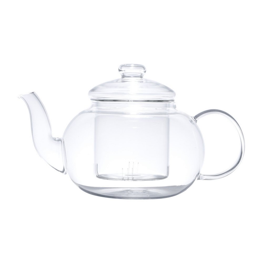 Chaleira de Vidro Borossilicato Resistente ao Calor - 800ml - Ela Decora