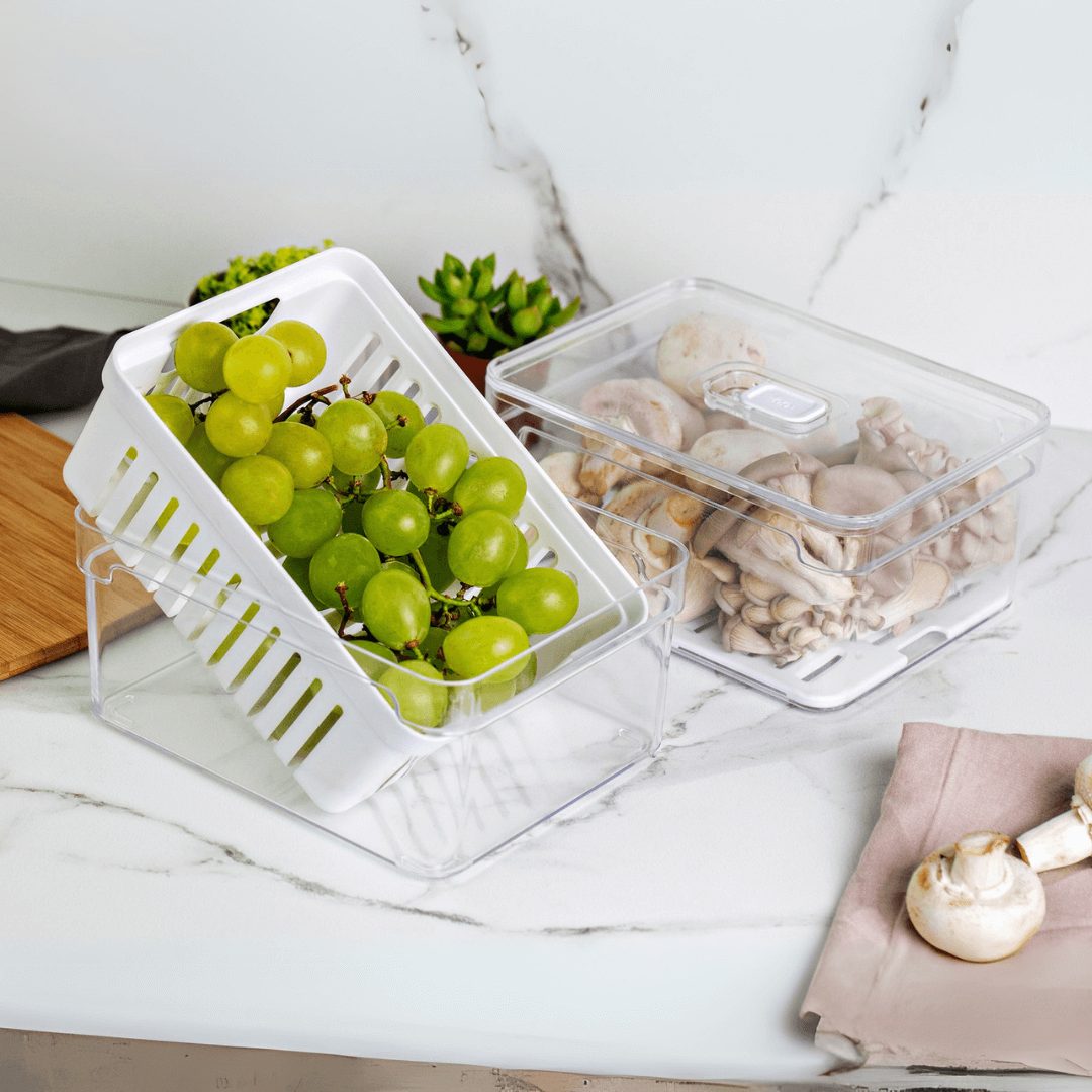 Organizador Clear Fresh 2,2 Litros - Ela Decora