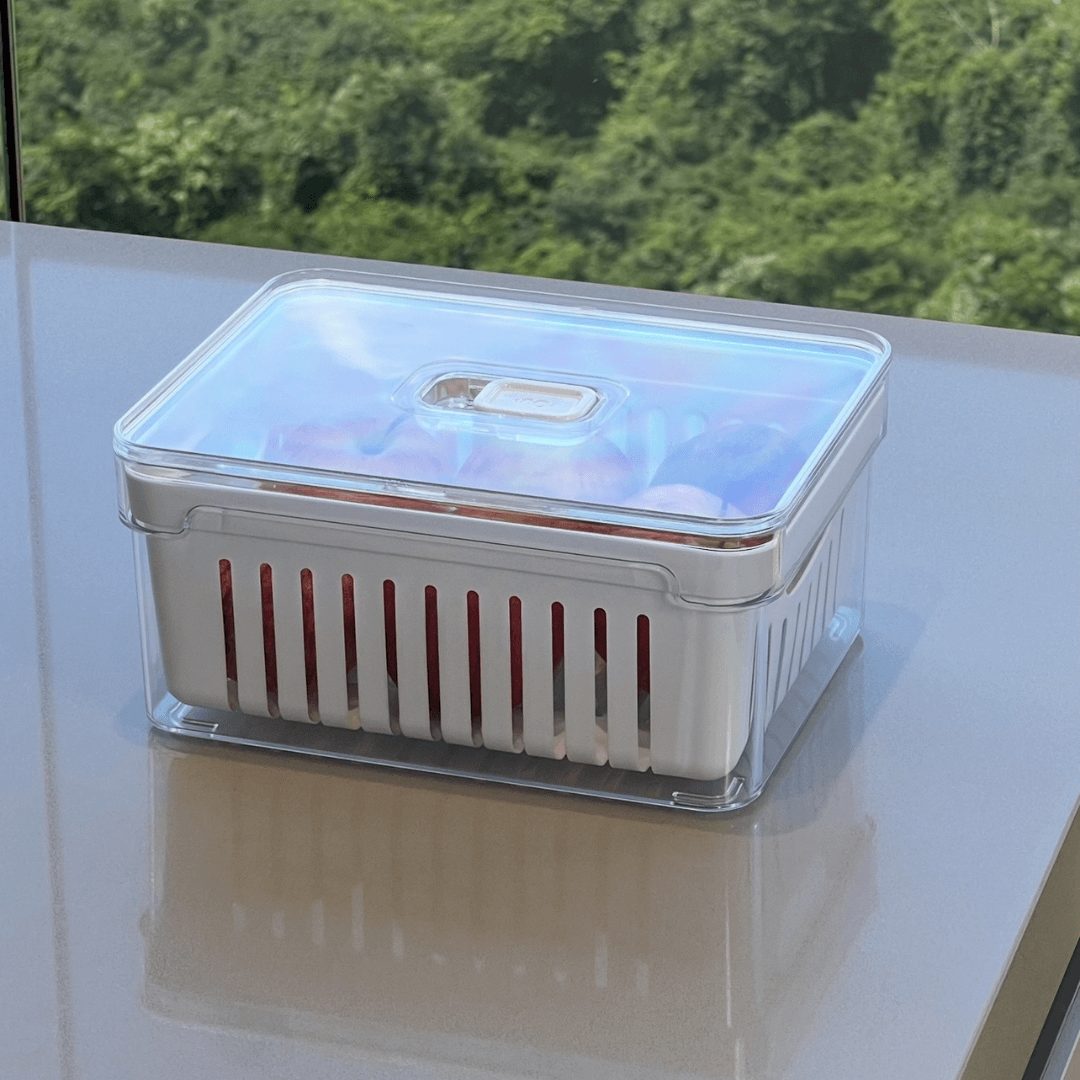 Organizador de Geladeira Clear Fresh com Cesto 2,2 Litros - foto 2