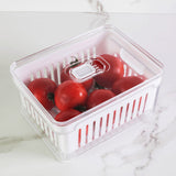 Organizador de Geladeira Clear Fresh com Cesto 2,2 Litros - Ela Decora