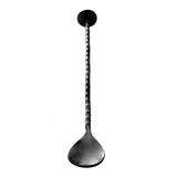 Colher Bailarina de Aço Inox Tress Preta 26cm - Ela Decora