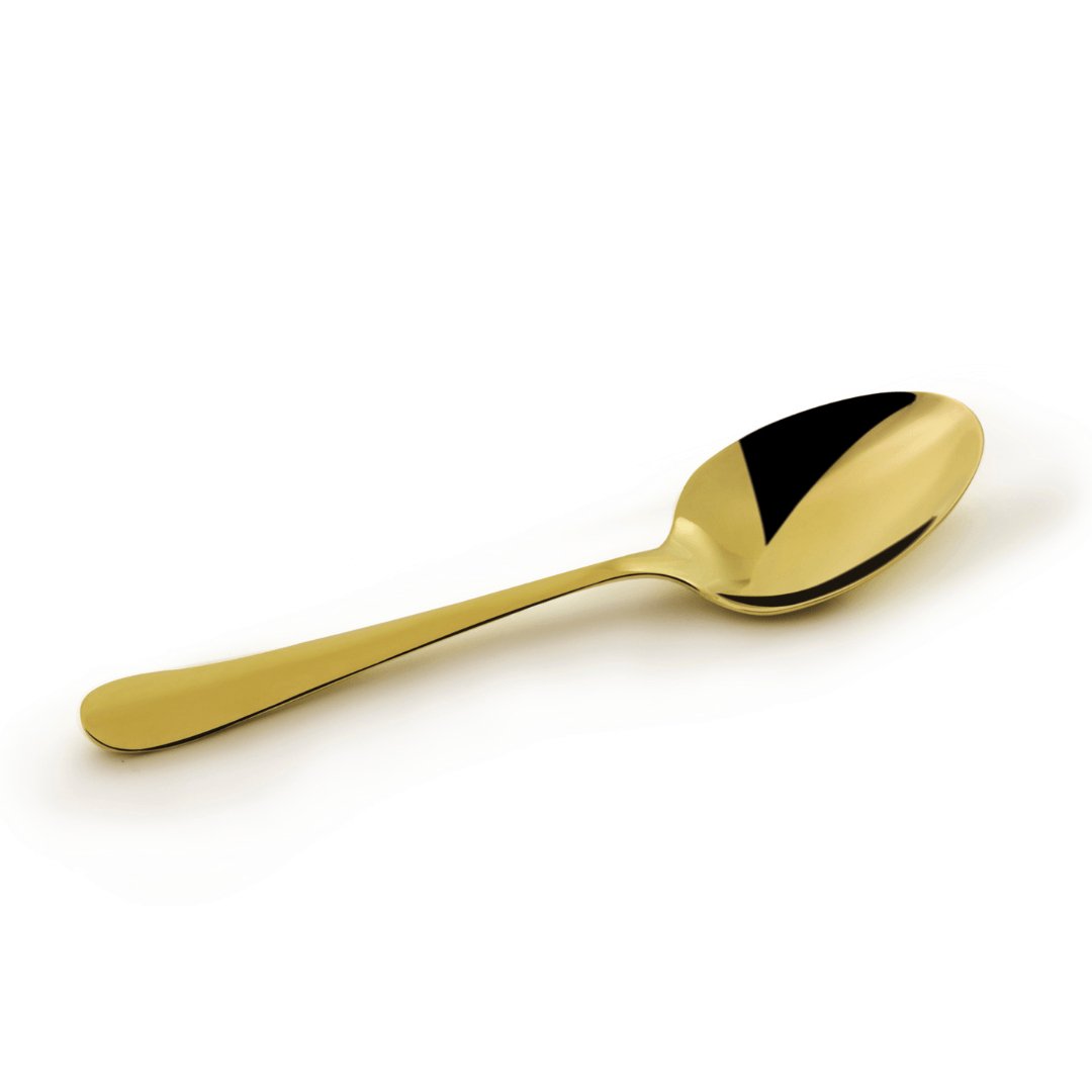 Colher de Café Valentina Dourada 10,5cm - Ela Decora