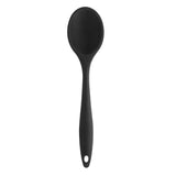 Colher de Servir de Silicone Preta 27cm - Ela Decora