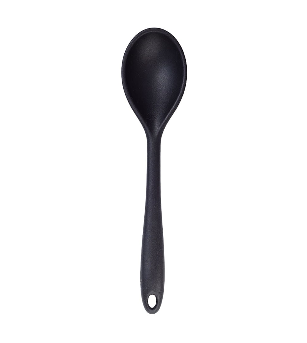 Colher de Silicone Duplo Preto - Ela Decora