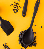 Colher de Silicone Duplo Preto - Ela Decora