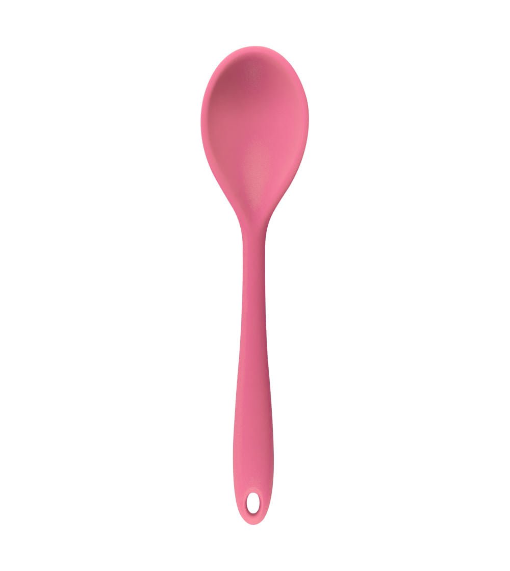 Colher de Silicone Duplo Rosa - Ela Decora