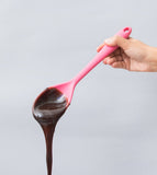 Colher de Silicone Duplo Rosa - Ela Decora
