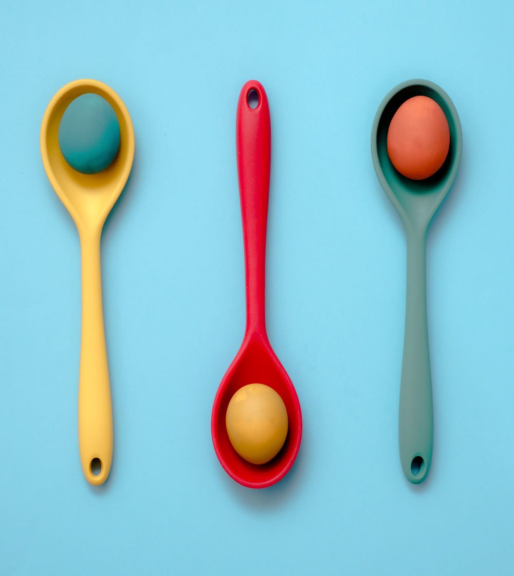 Colher de Silicone Duplo Vermelho - Ela Decora
