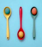 Colher de Silicone Duplo Vermelho - Ela Decora