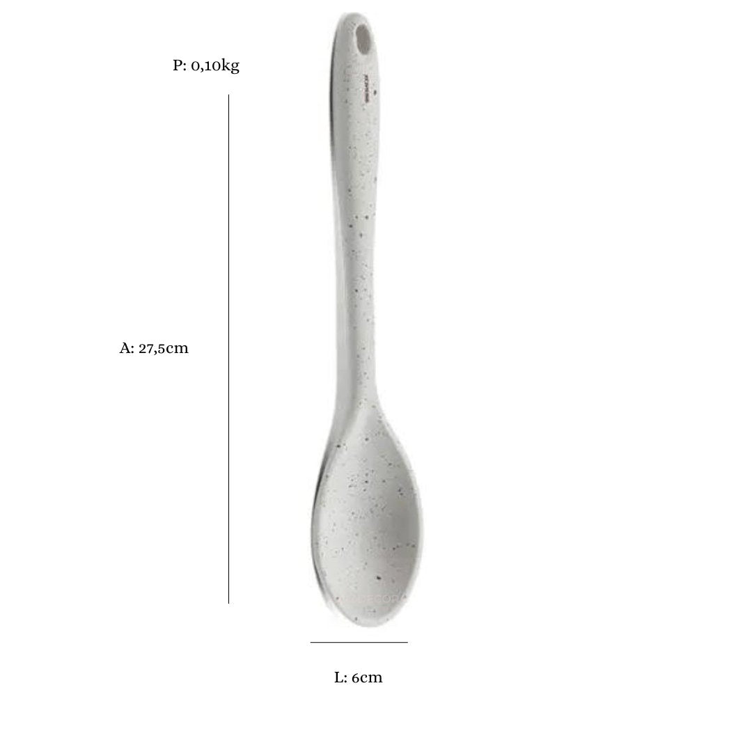 Colher de Silicone Flex Vanilla 27,5cm - Ela Decora