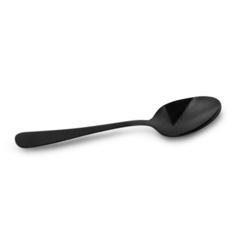 Colher De Sopa Mesa Posta Onix Aço Inox - 20,4 x 4,2 cm - Ela Decora