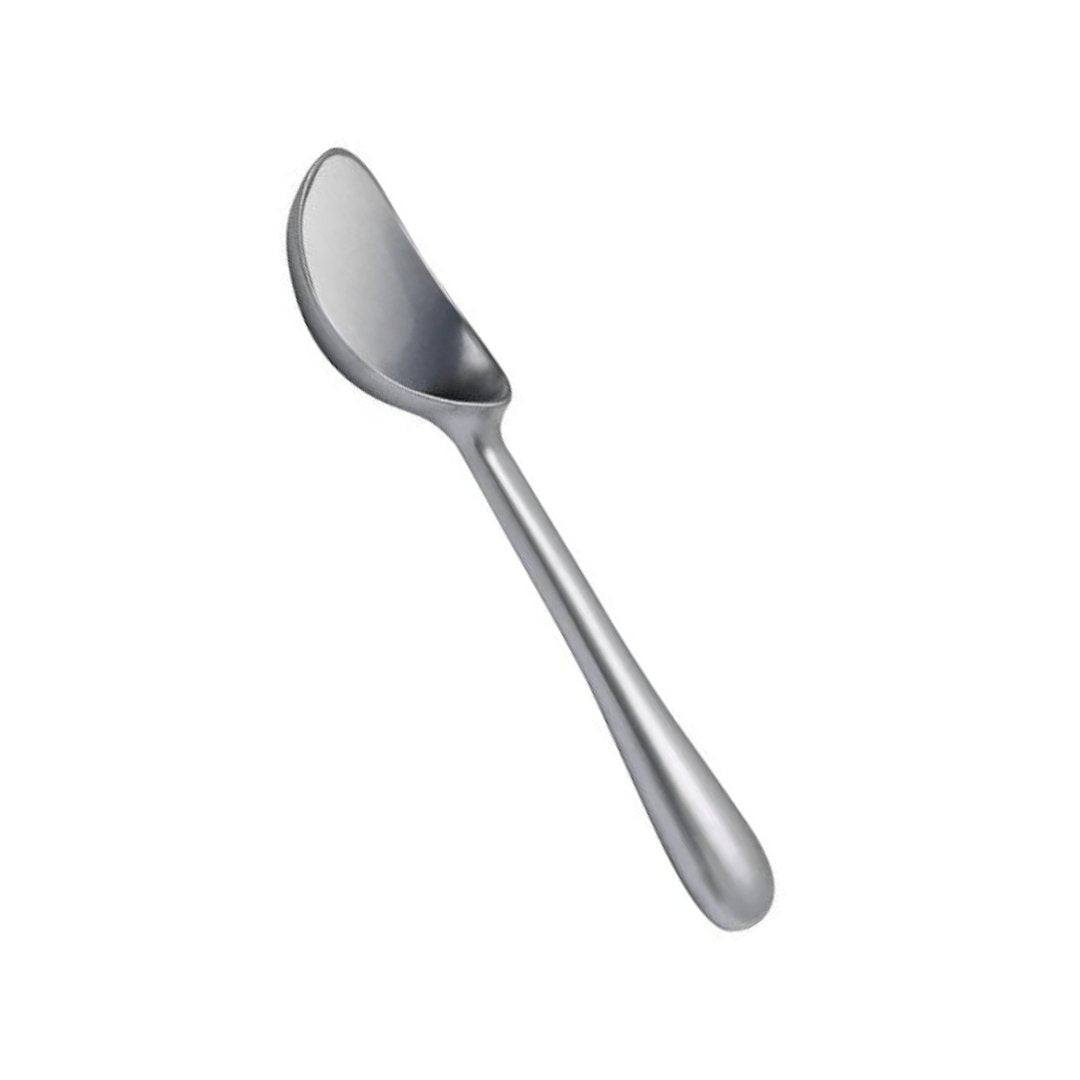 Colher de Sorvete Pegador Sobremesa Slim Cromado 17cm - Ela Decora