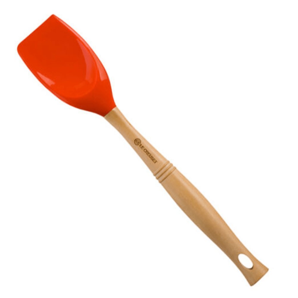 Colher Grande em Silicone Vênus Laranja Le Creuset - Ela Decora