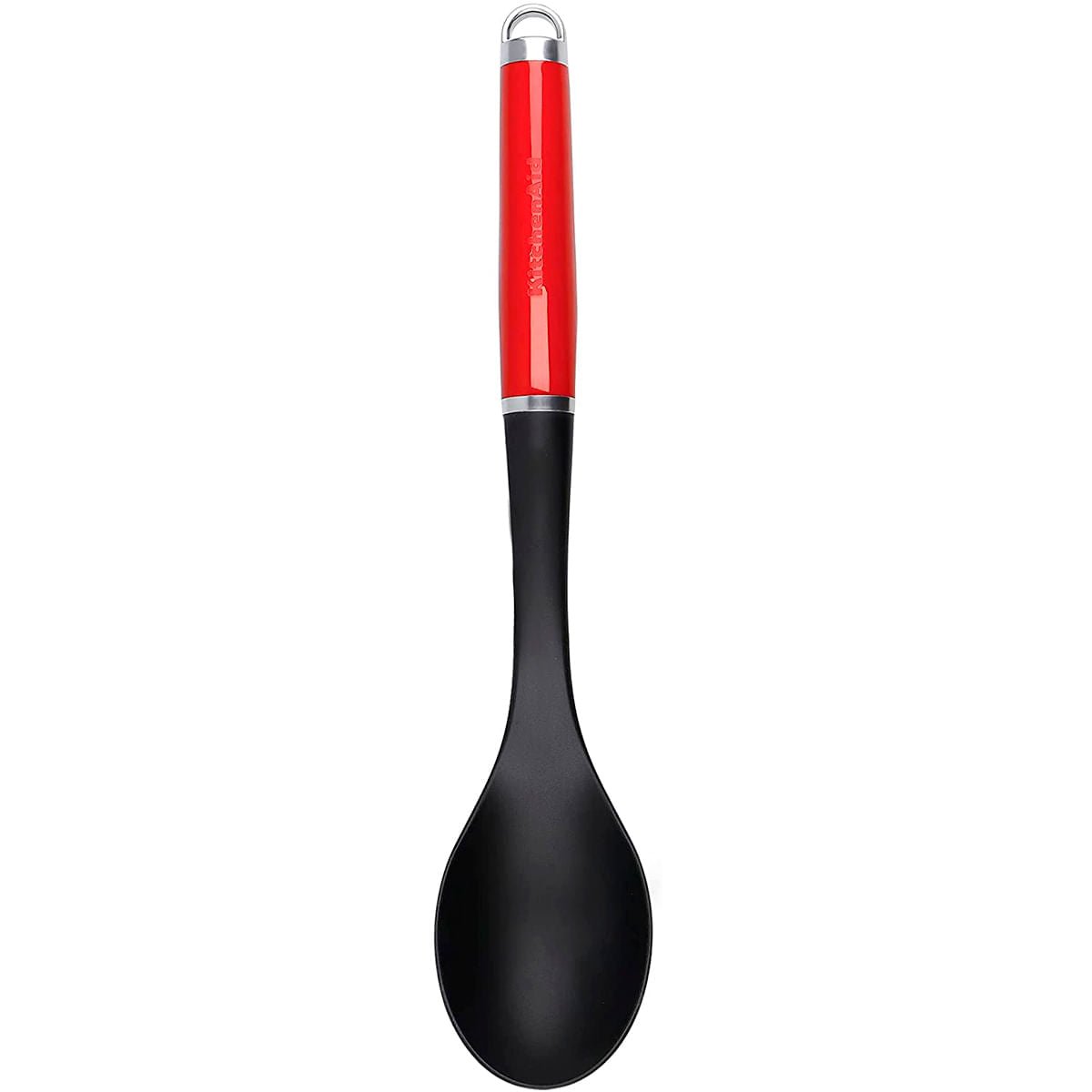 Colher Nylon Vermelho e Preto KitchenAid - Ela Decora