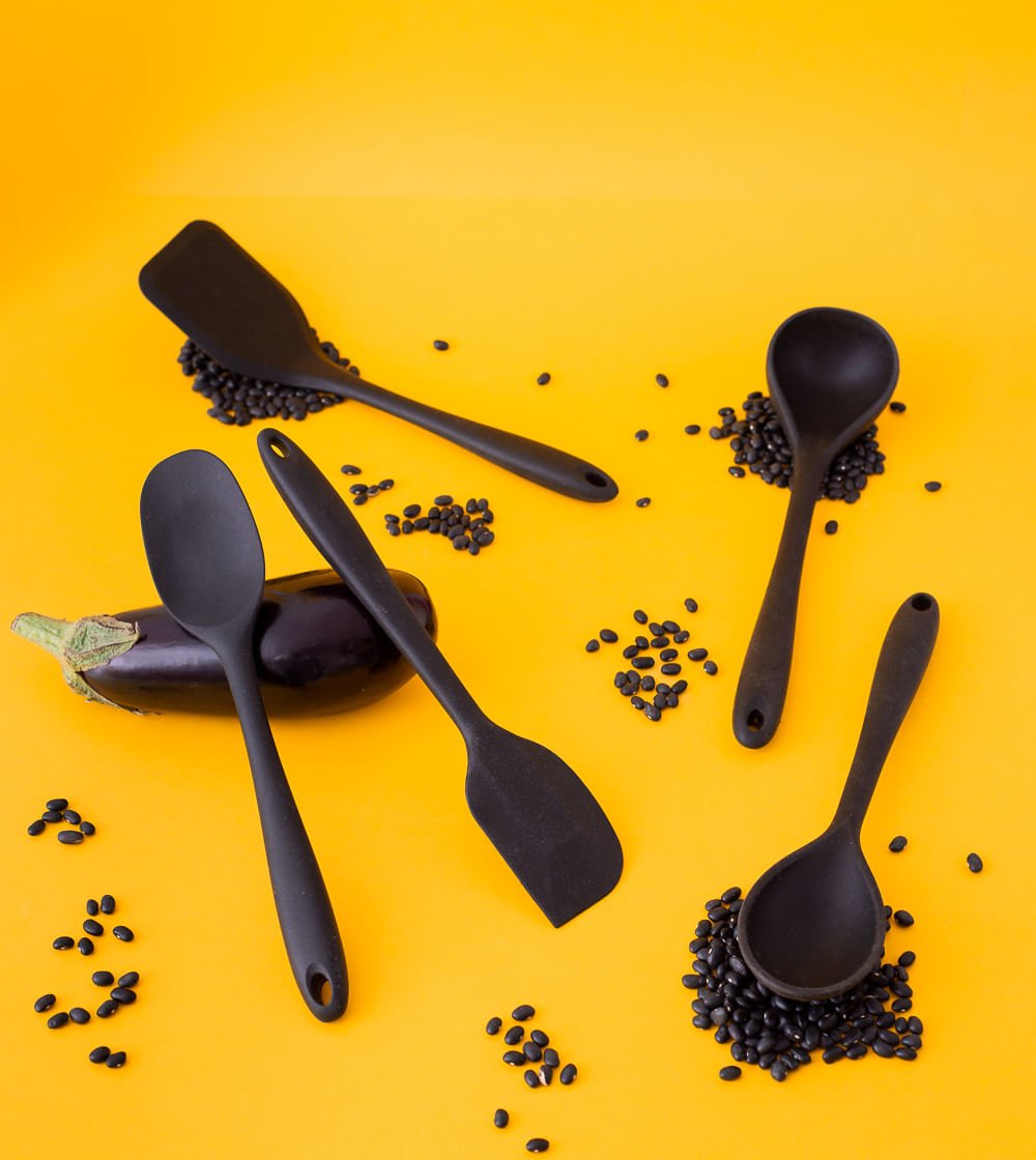 Concha de Silicone Duplo Preto - Ela Decora