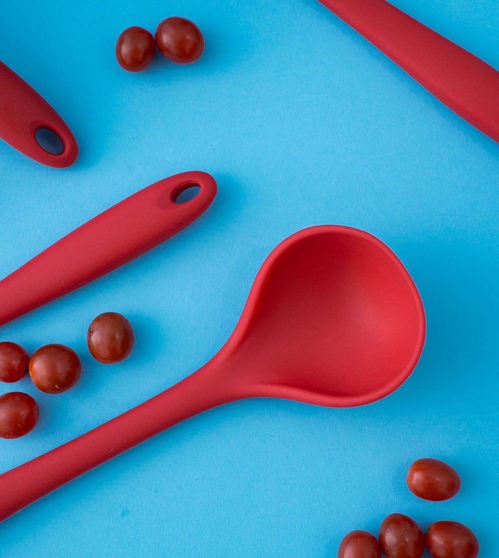 Concha de Silicone Duplo Vermelho - Ela Decora
