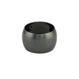 Conjunto 4 Aneis Para Guardanapo De Aco Circle Onix 4,5cm - Ela Decora