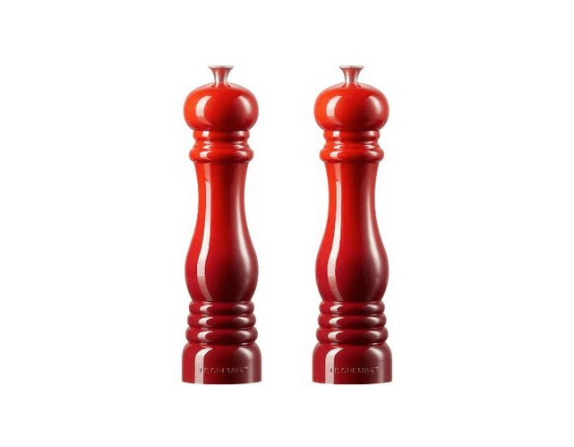 Conjunto de Moedores Pimenta + Sal Vermelho Le Creuset - Ela Decora