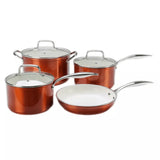 Conjunto de Panelas 4 Peças Caramelo Unique Brinox - Ela Decora